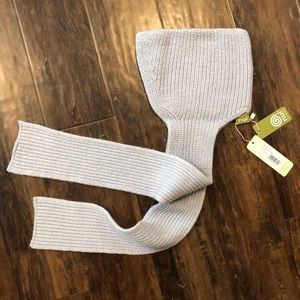 Organic Merino Wool Hooded Scarf